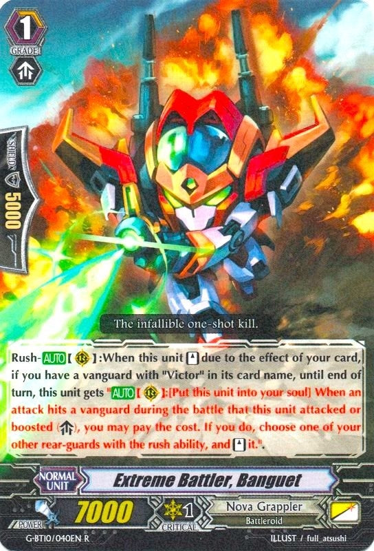 Image for Extreme Battler, Banguet (G-BT10: Raging Clash of the Blade Fangs) (G-BT10/040EN) - Cardfight Vanguard