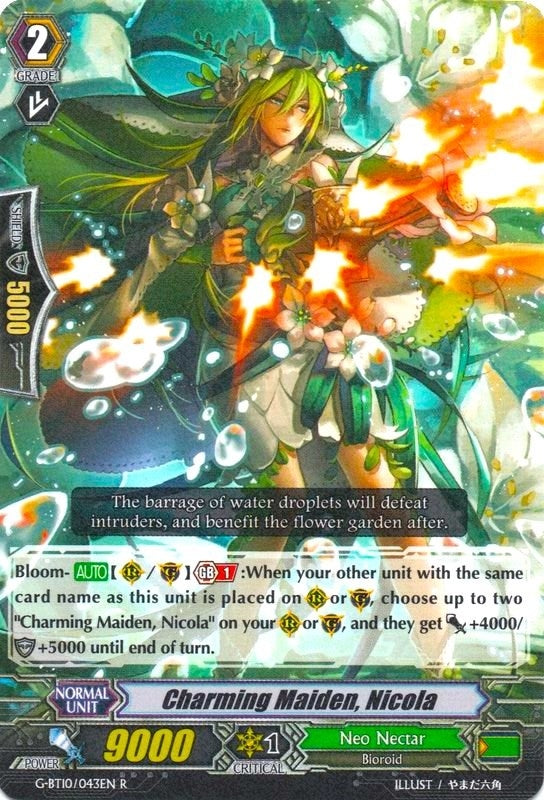 Image for Charming Maiden, Nicola (G-BT10: Raging Clash of the Blade Fangs) (G-BT10/043EN) - Cardfight Vanguard