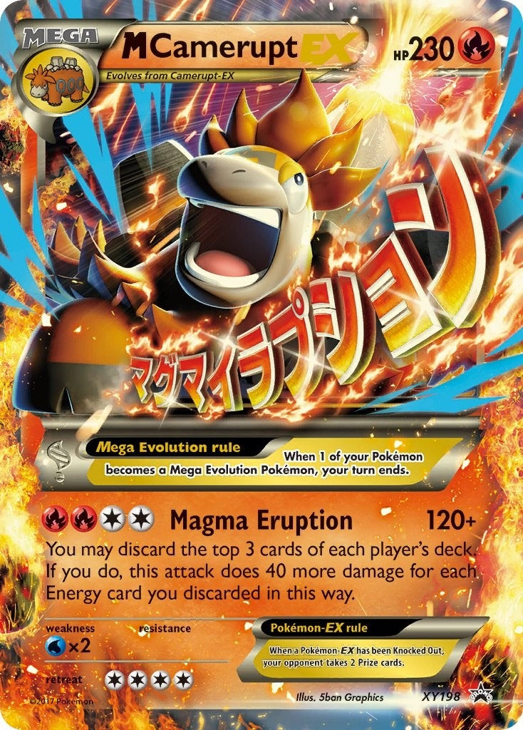 Image for M Camerupt EX - XY198 (XY Promos) (XY198) - Pokemon