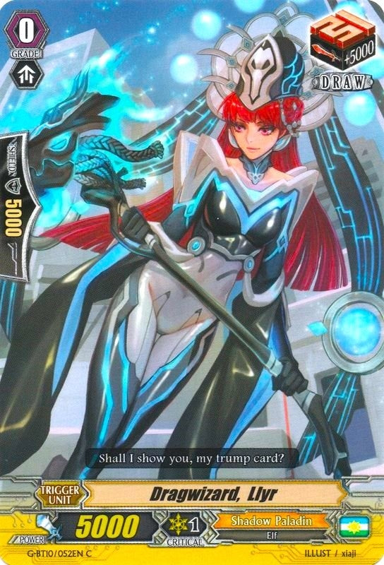 Image for Dragwizard, Llyr (G-BT10: Raging Clash of the Blade Fangs) (G-BT10/052EN) - Cardfight Vanguard