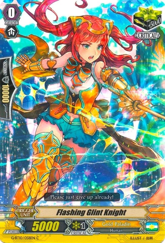 Image for Flashing Glint Knight (G-BT10: Raging Clash of the Blade Fangs) (G-BT10/058EN) - Cardfight Vanguard