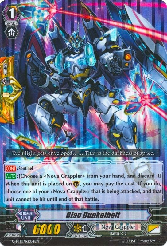 Image for Blau Dunkelheit (G-BT10: Raging Clash of the Blade Fangs) (G-BT10/Re:04EN) - Cardfight Vanguard