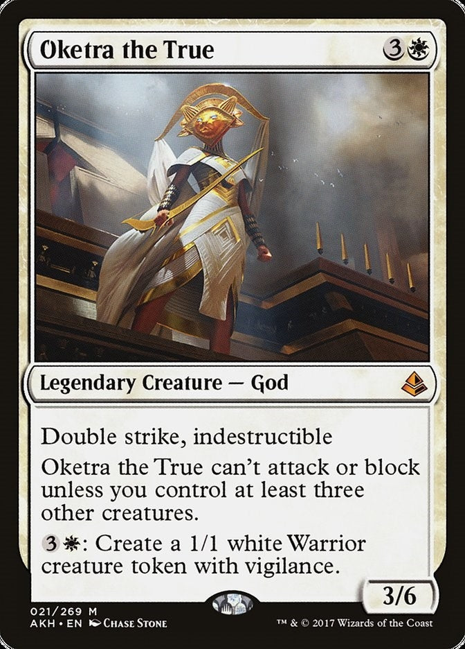 Image for Oketra the True (Amonkhet) (21) - Magic: The Gathering