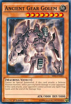 Image for Ancient Gear Golem (Structure Deck: Machine Reactor) (SR03-EN005) - YuGiOh