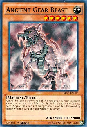Image for Ancient Gear Beast (Structure Deck: Machine Reactor) (SR03-EN007) - YuGiOh