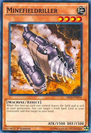 Image for Minefieldriller (Structure Deck: Machine Reactor) (SR03-EN014) - YuGiOh