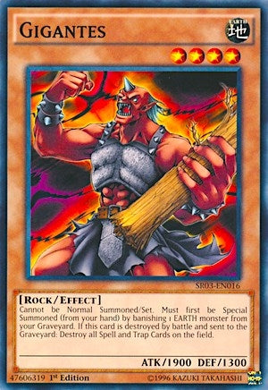 Image for Gigantes (Structure Deck: Machine Reactor) (SR03-EN016) - YuGiOh