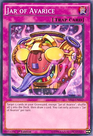 Image for Jar of Avarice (Structure Deck: Machine Reactor) (SR03-EN033) - YuGiOh