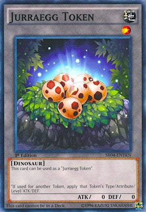 Image for Token: Jurraegg (Structure Deck: Dinosmasher's Fury) (SR04-ENTKN) - YuGiOh