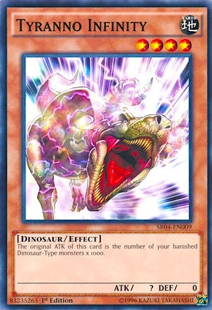 Image for Tyranno Infinity (Structure Deck: Dinosmasher's Fury) (SR04-EN009) - YuGiOh