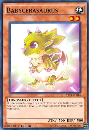 Image for Babycerasaurus (Structure Deck: Dinosmasher's Fury) (SR04-EN013) - YuGiOh