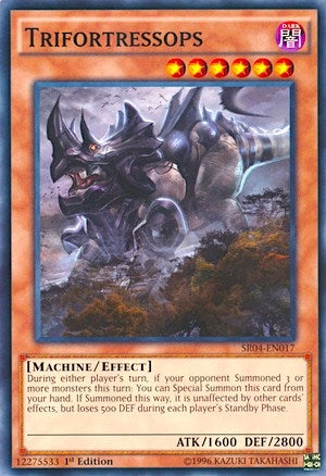 Image for Trifortressops (Structure Deck: Dinosmasher's Fury) (SR04-EN017) - YuGiOh
