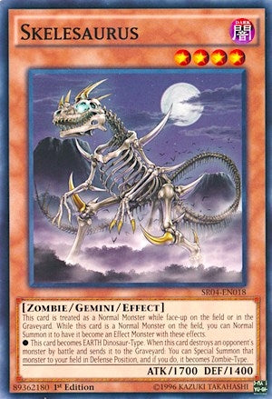 Image for Skelesaurus (Structure Deck: Dinosmasher's Fury) (SR04-EN018) - YuGiOh