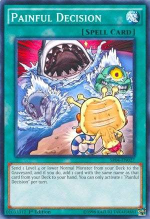 Image for Painful Decision (Structure Deck: Dinosmasher's Fury) (SR04-EN027) - YuGiOh