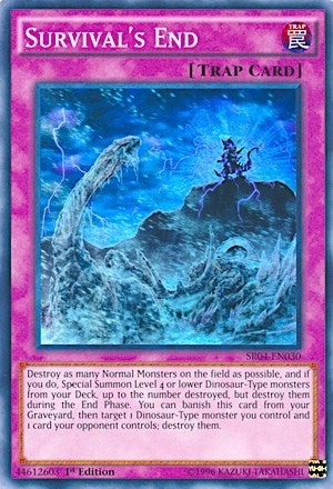 Image for Survival's End (Structure Deck: Dinosmasher's Fury) (SR04-EN030) - YuGiOh