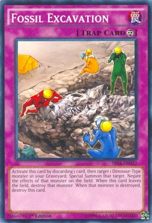 Image for Fossil Excavation (Structure Deck: Dinosmasher's Fury) (SR04-EN032) - YuGiOh
