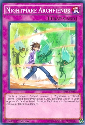 Image for Nightmare Archfiends (Structure Deck: Dinosmasher's Fury) (SR04-EN035) - YuGiOh