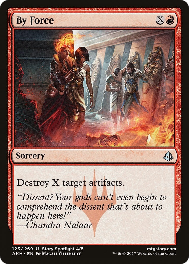 Image for By Force (Amonkhet) (123) - Magic: The Gathering