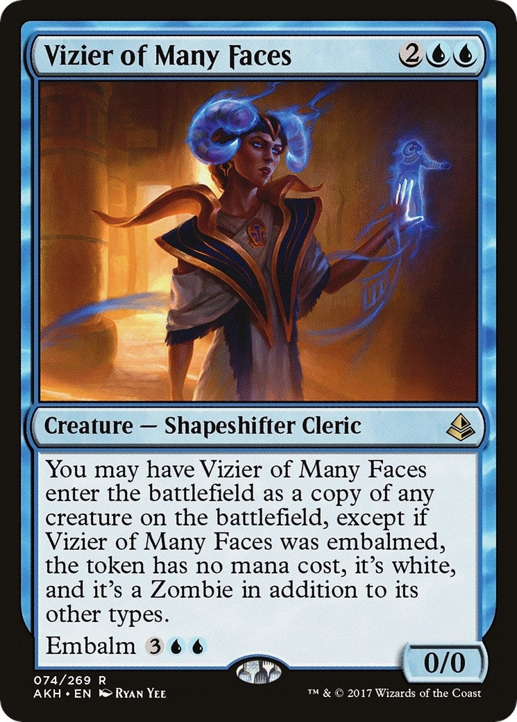 Image for Vizier of Many Faces (Amonkhet) (74) - Magic: The Gathering