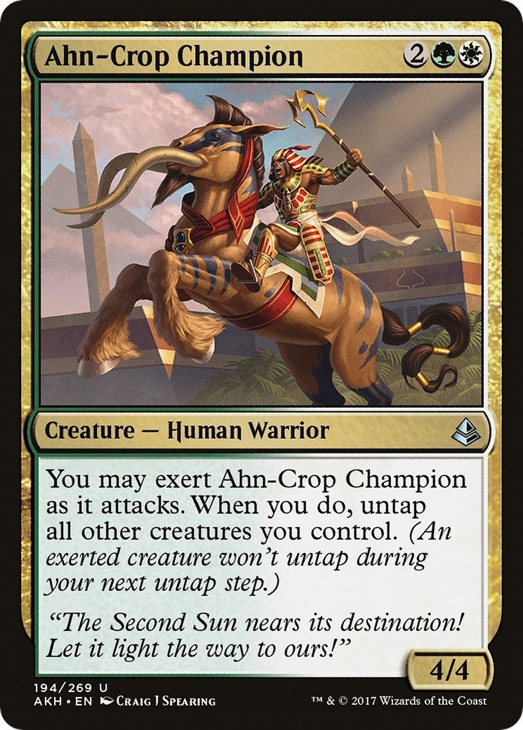 Image for Ahn-Crop Champion (Amonkhet) (194) - Magic: The Gathering