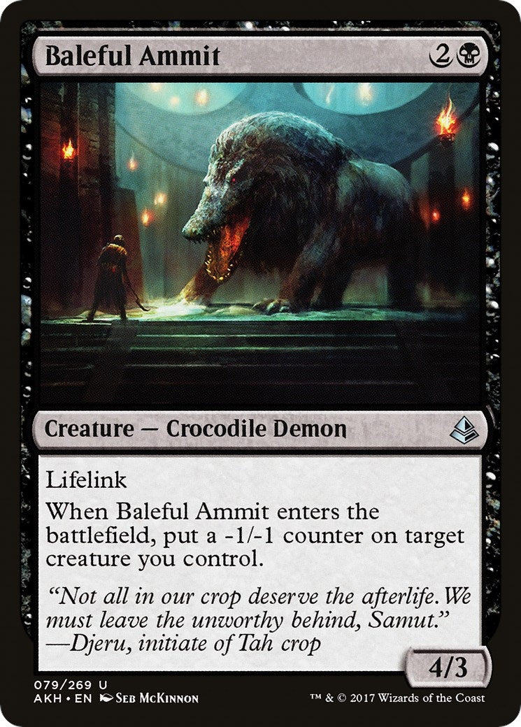 Image for Baleful Ammit (Amonkhet) (79) - Magic: The Gathering