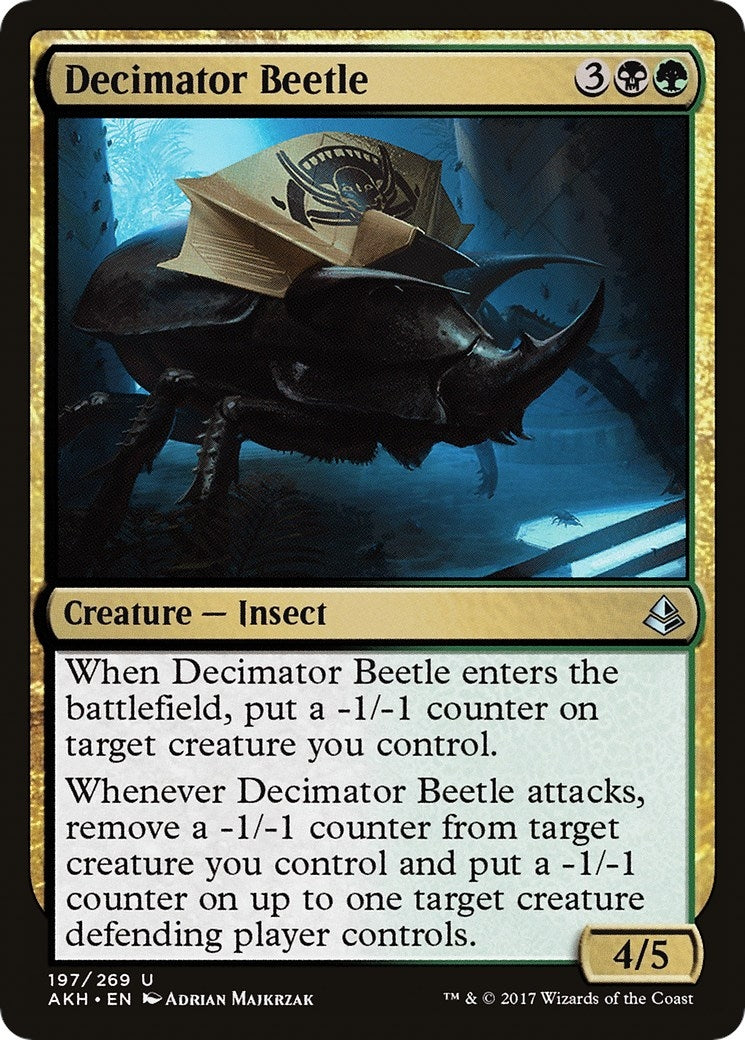 Image for Decimator Beetle (Amonkhet) (197) - Magic: The Gathering