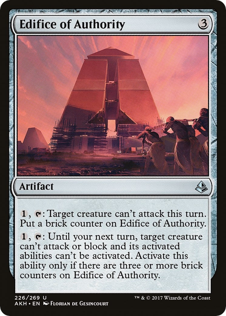 Image for Edifice of Authority (Amonkhet) (226) - Magic: The Gathering