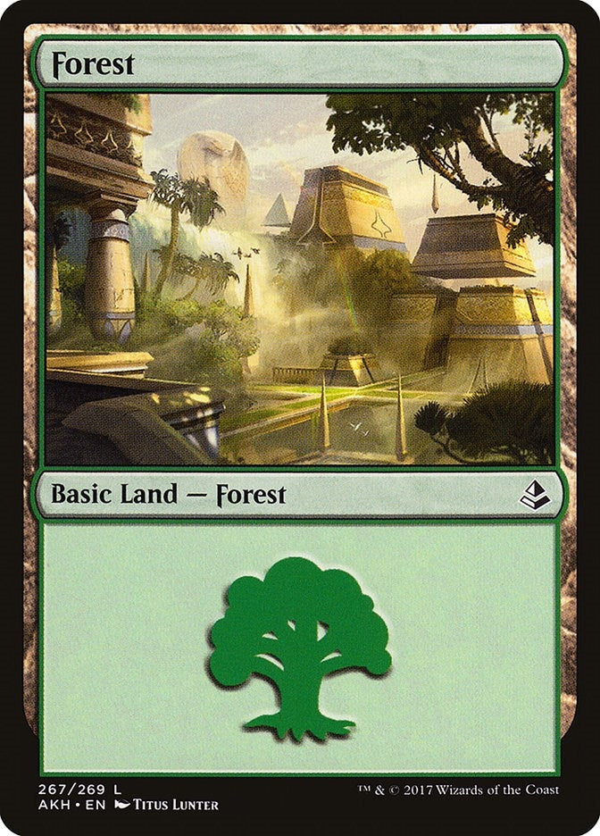 Image for Forest (267) (Amonkhet) (267) - Magic: The Gathering