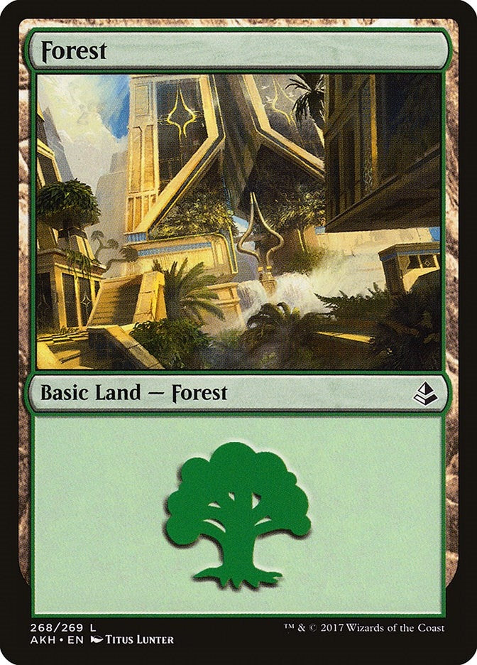 Image for Forest (268) (Amonkhet) (268) - Magic: The Gathering