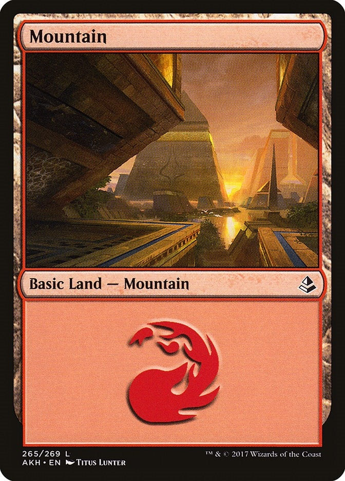 Image for Mountain (265) (Amonkhet) (265) - Magic: The Gathering