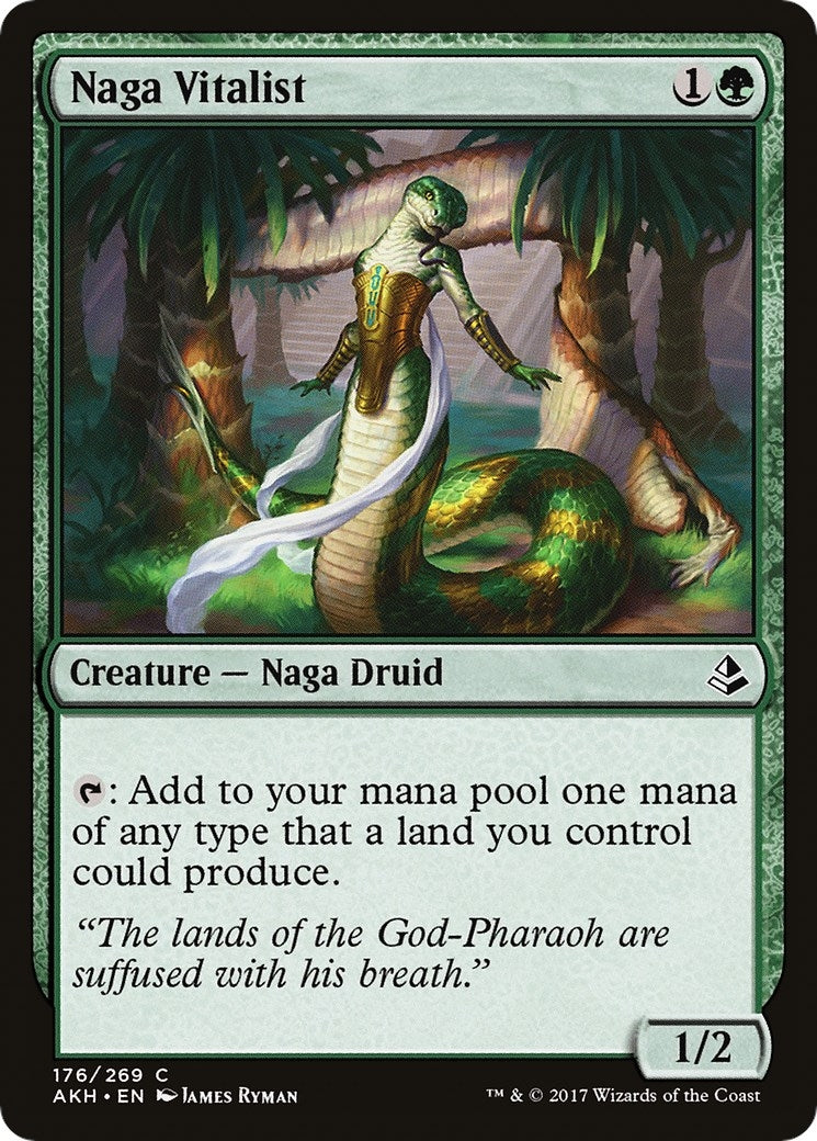 Image for Naga Vitalist (Amonkhet) (176) - Magic: The Gathering