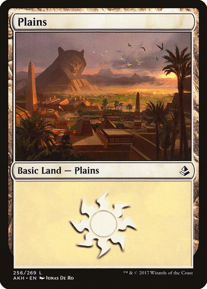Image for Plains (256) (Amonkhet) (256) - Magic: The Gathering