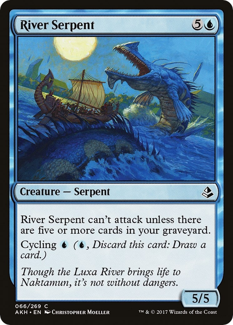 Image for River Serpent (Amonkhet) (66) - Magic: The Gathering