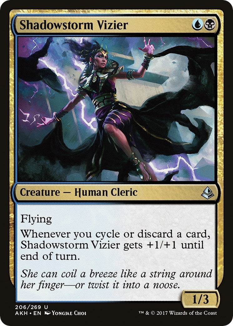 Image for Shadowstorm Vizier (Amonkhet) (206) - Magic: The Gathering
