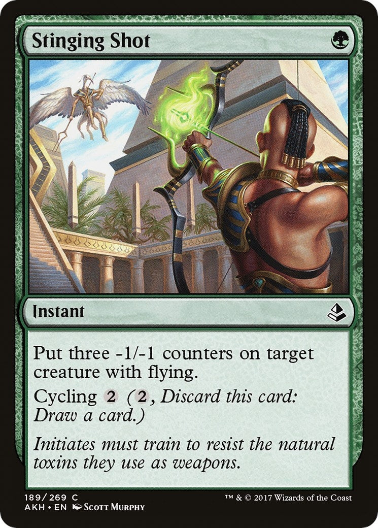 Image for Stinging Shot (Amonkhet) (189) - Magic: The Gathering