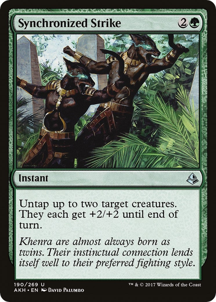 Image for Synchronized Strike (Amonkhet) (190) - Magic: The Gathering