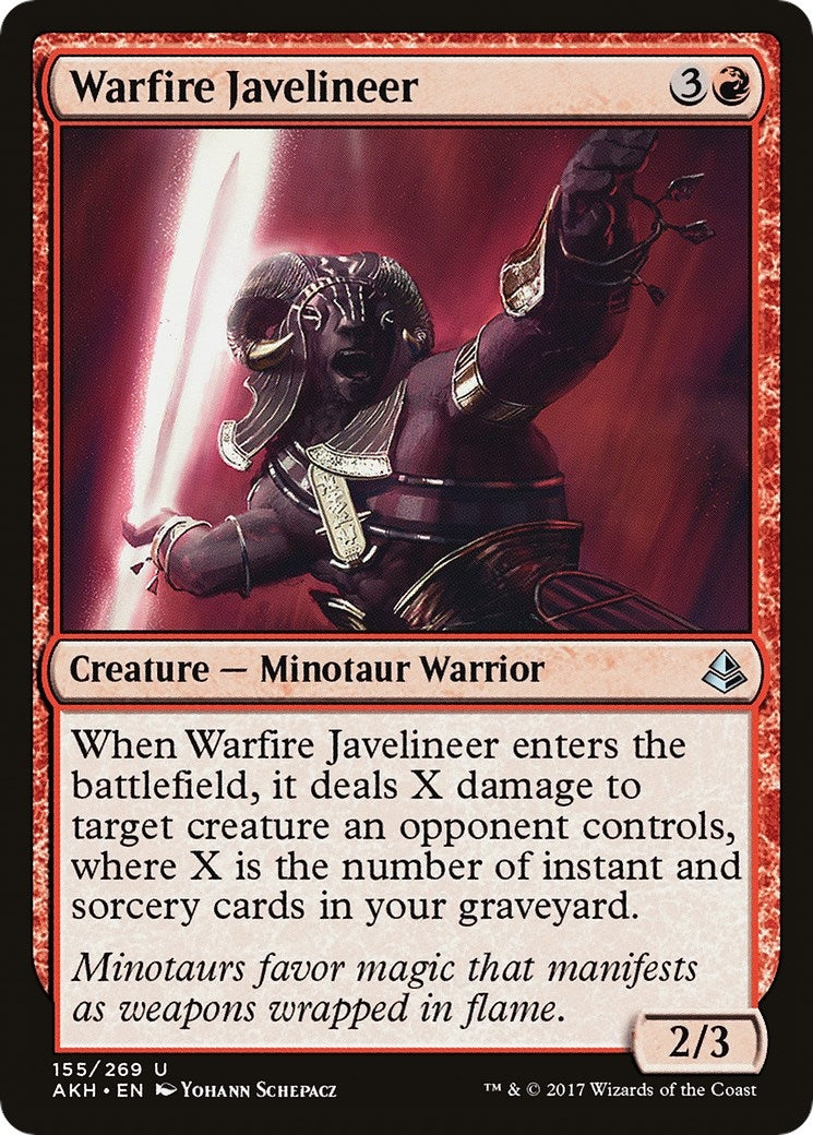 Image for Warfire Javelineer (Amonkhet) (155) - Magic: The Gathering