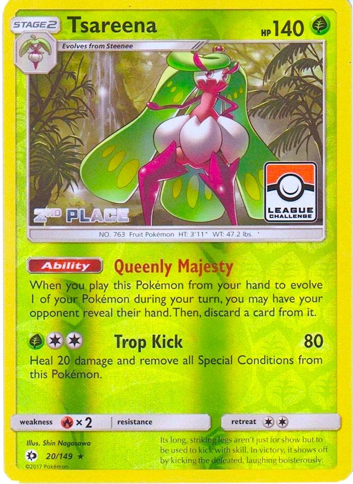 Image for Tsareena - 20/149 (League Challenge) [2nd Place] (League & Championship Cards) (020/149) - Pokemon