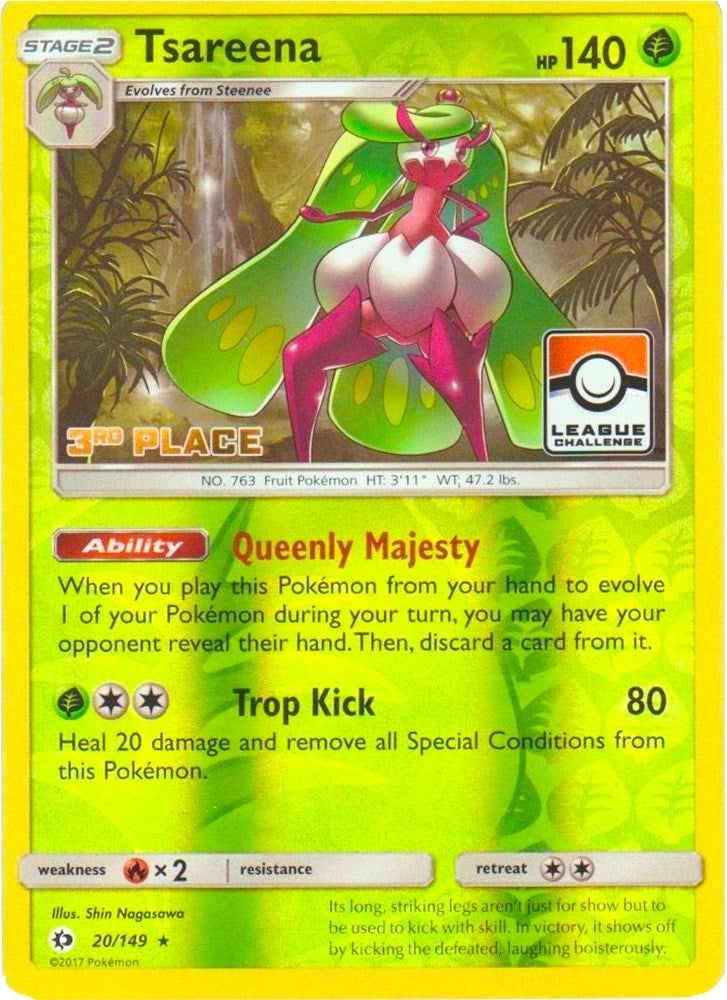Image for Tsareena - 20/149 (League Challenge) [3rd Place] (League & Championship Cards) (020/149) - Pokemon
