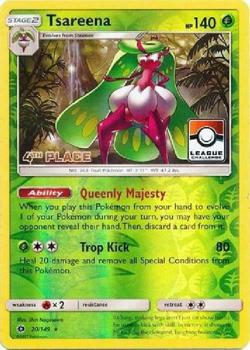 Image for Tsareena - 20/149 (League Challenge) [4th Place] (League & Championship Cards) (020/149) - Pokemon