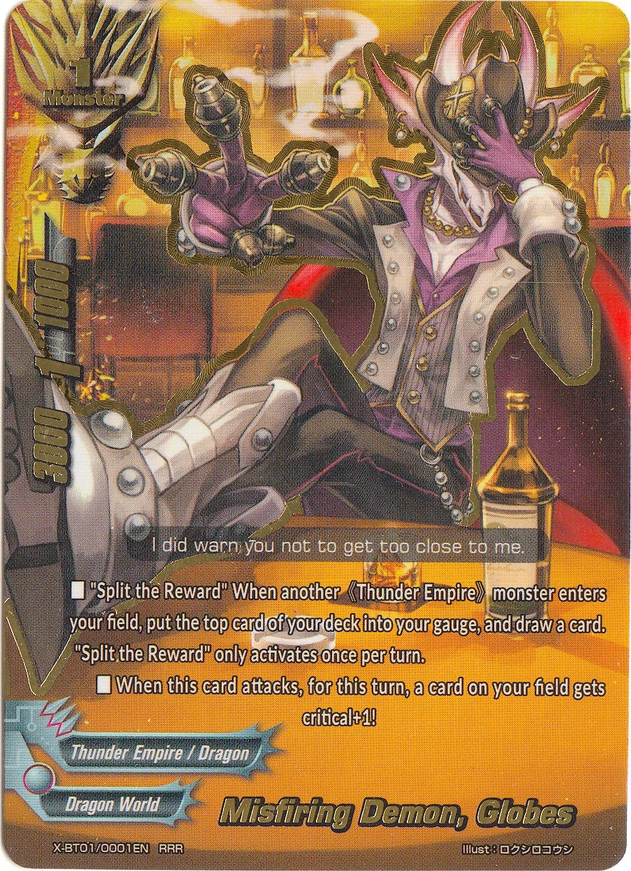 Image for Misfiring Demon, Globes (The Dark Lord's Rebirth!) (X-BT01/0001EN) - Future Card BuddyFight