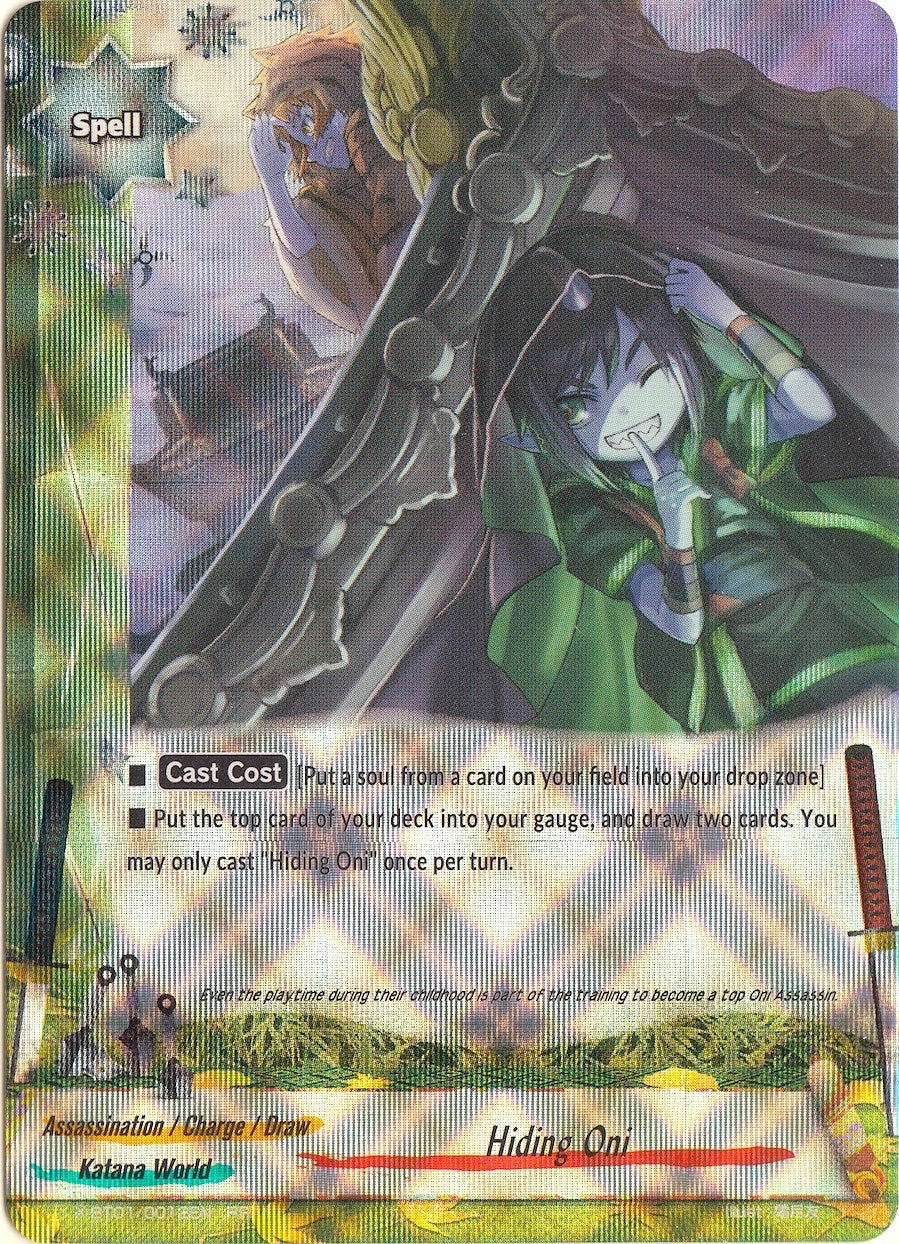 Image for Hiding Oni (The Dark Lord's Rebirth!) (X-BT01/0012EN) - Future Card BuddyFight