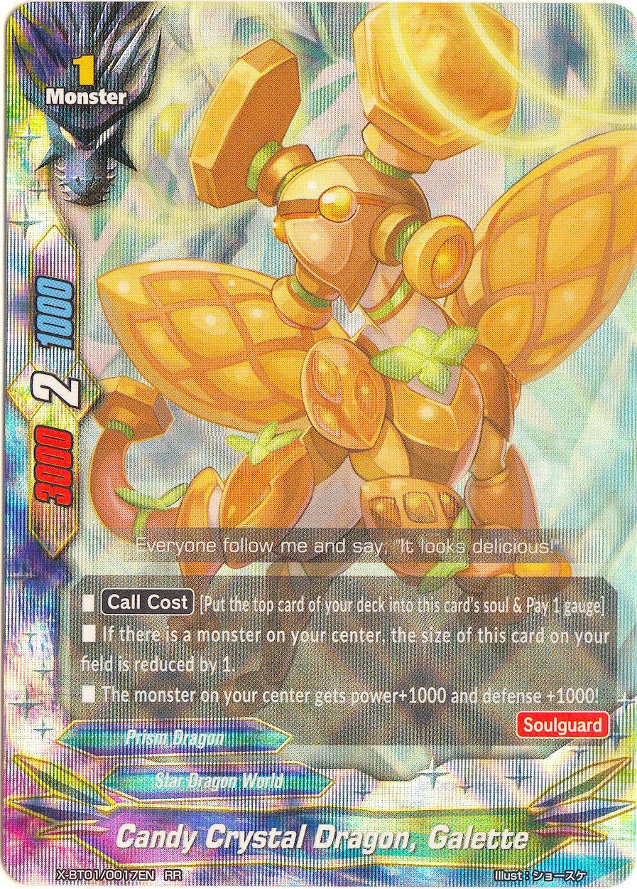 Image for Candy Crystal Dragon, Galette (The Dark Lord's Rebirth!) (X-BT01/0017EN) - Future Card BuddyFight