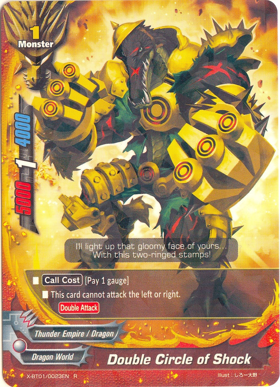 Image for Double Circle of Shock (The Dark Lord's Rebirth!) (X-BT01/0023EN) - Future Card BuddyFight