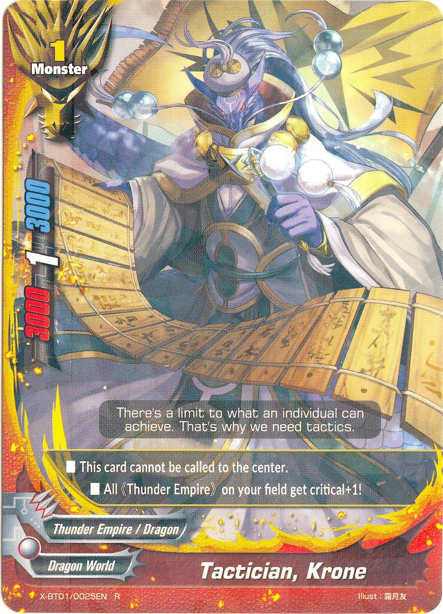 Image for Tactician, Krone (The Dark Lord's Rebirth!) (X-BT01/0025EN) - Future Card BuddyFight