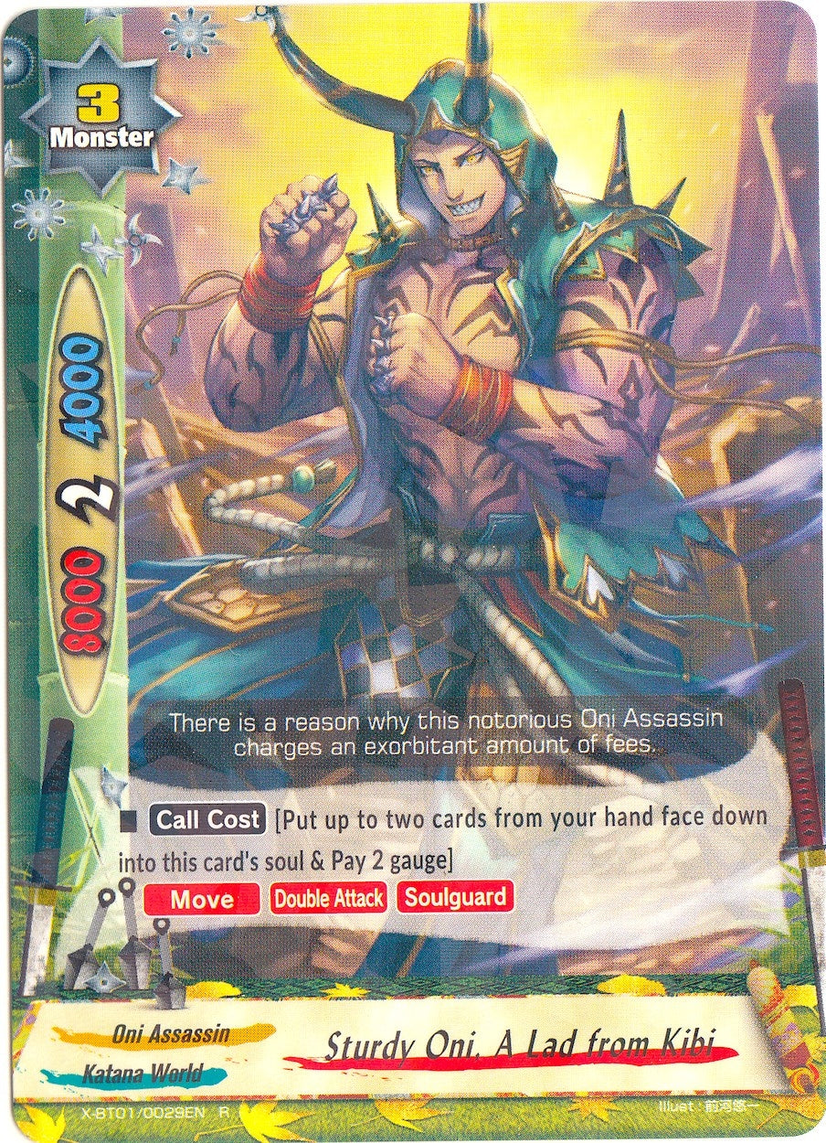 Image for Sturdy Oni, A Lad from Kibi (The Dark Lord's Rebirth!) (X-BT01/0029EN) - Future Card BuddyFight