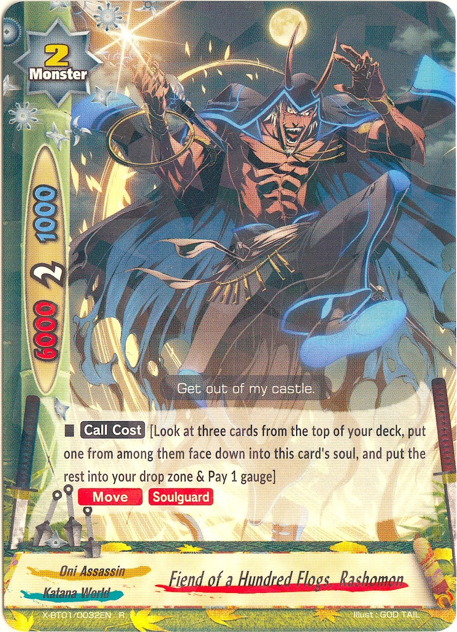 Image for Fiend of a Hundred Flogs, Rashomon (The Dark Lord's Rebirth!) (X-BT01/0032EN) - Future Card BuddyFight