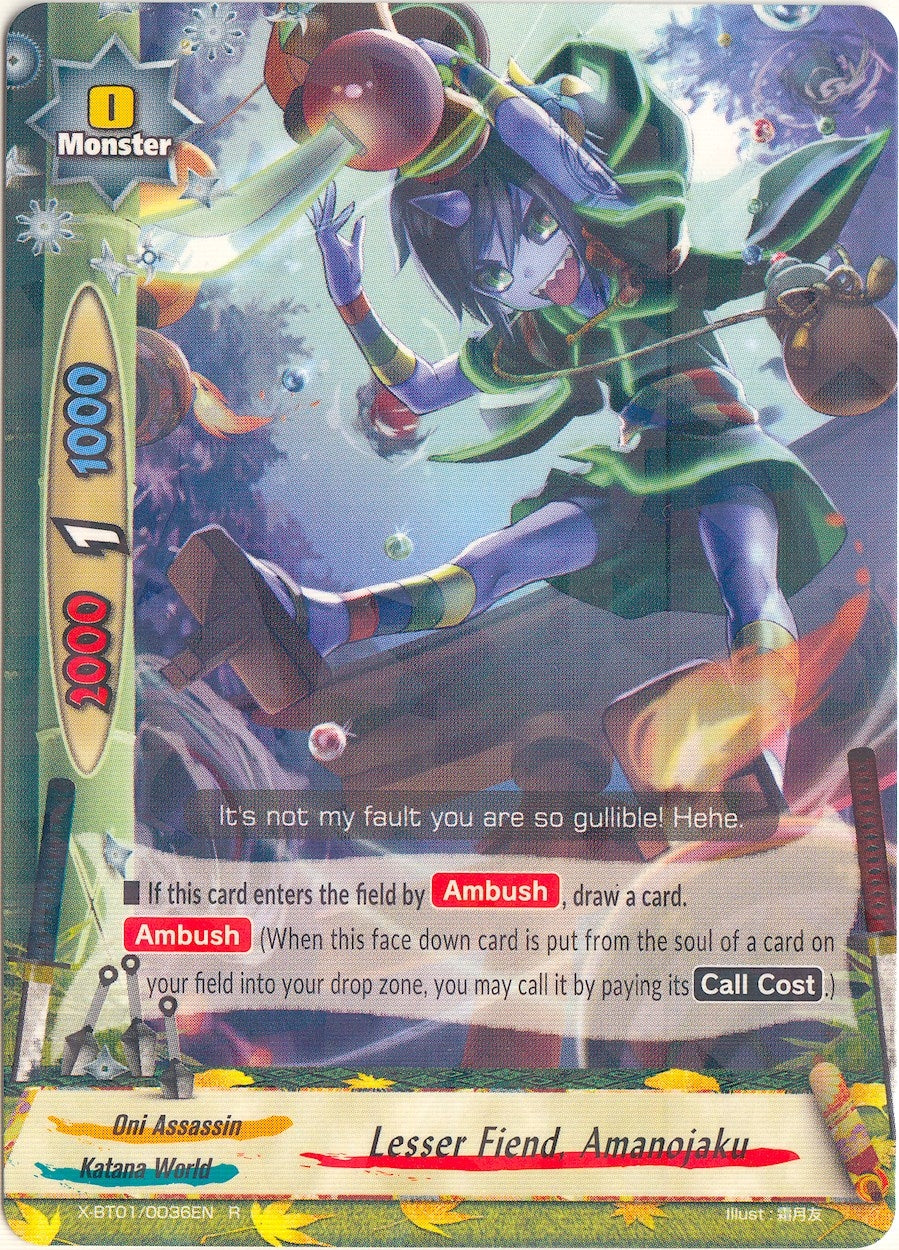 Image for Lesser Fiend, Amanojaku (The Dark Lord's Rebirth!) (X-BT01/0036EN) - Future Card BuddyFight