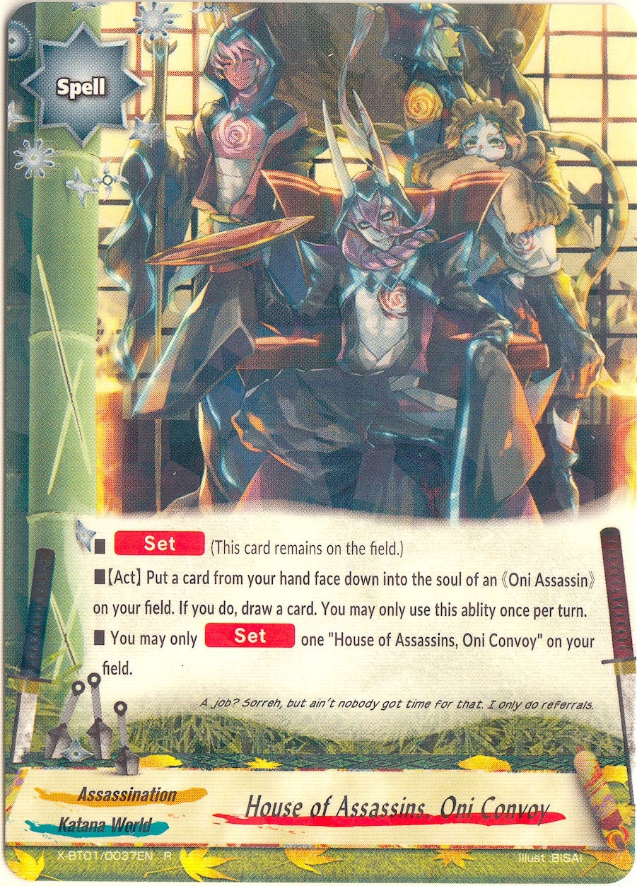 Image for House of Assassins, Oni Convoy (The Dark Lord's Rebirth!) (X-BT01/0037EN) - Future Card BuddyFight