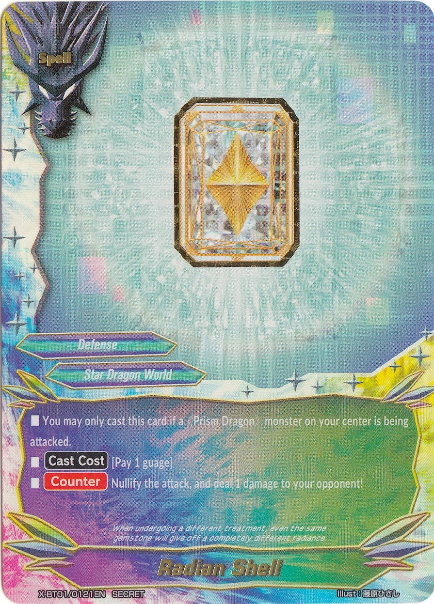 Image for Radian Shell (Secret) (The Dark Lord's Rebirth!) (X-BT01/0121EN) - Future Card BuddyFight